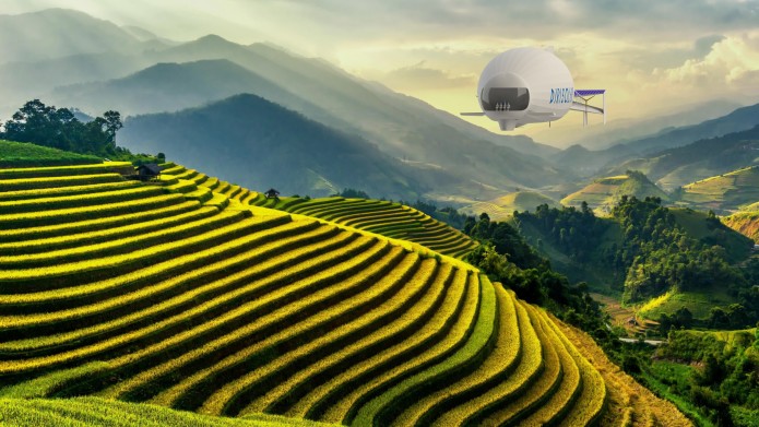 Dirisolar is a solar powered airship Dirisolar is a solar powered airship