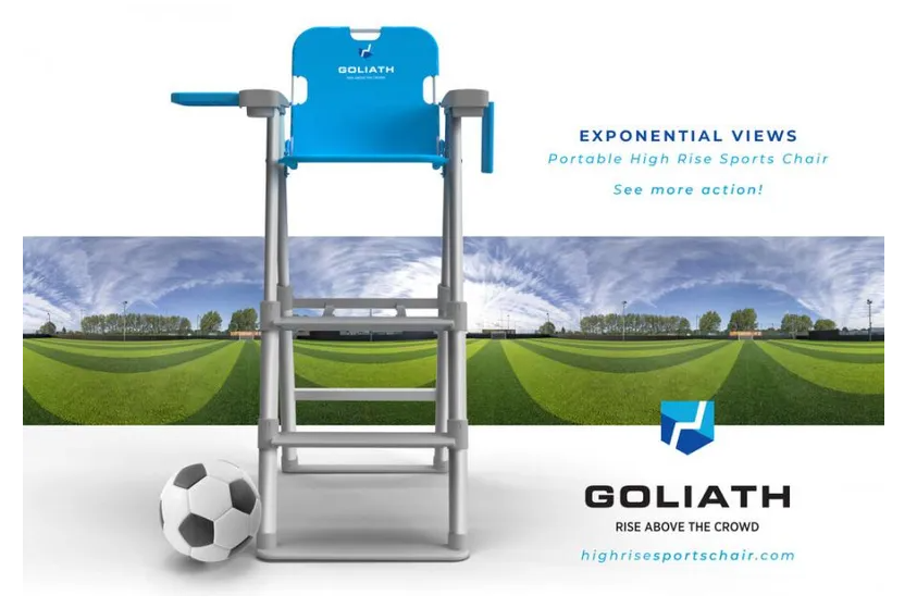 New Jersey inventor unveils high-rise sports chair for sports fans New Jersey inventor unveils high-rise sports chair for sports fans