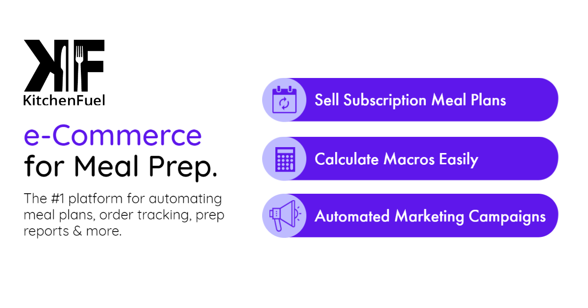 KitchenFuel Begins a New Chapter in Partnering with Restaurants as a Food Service and Meal Prep Software Provider KitchenFuel Begins a New Chapter in Partnering with Restaurants as a Food Service and Meal Prep Software Provider